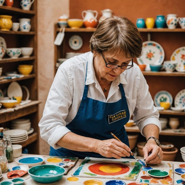 Peut-on trouver une croisière qui propose des ateliers de peinture sur céramique en Italie?